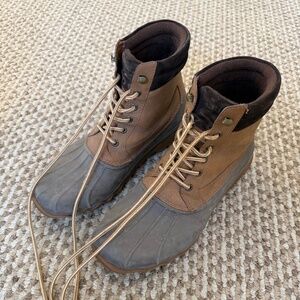 Men's Sperry Top Sider Duck Boots, Size 9.5, Brown